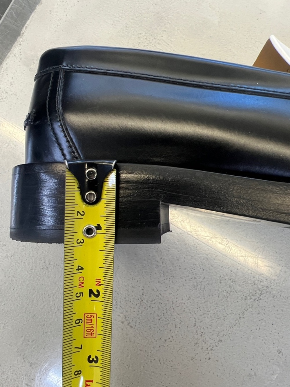 Hermes Black and White Leather Two-Tone Penny Loafers - Picture 5 of 6
